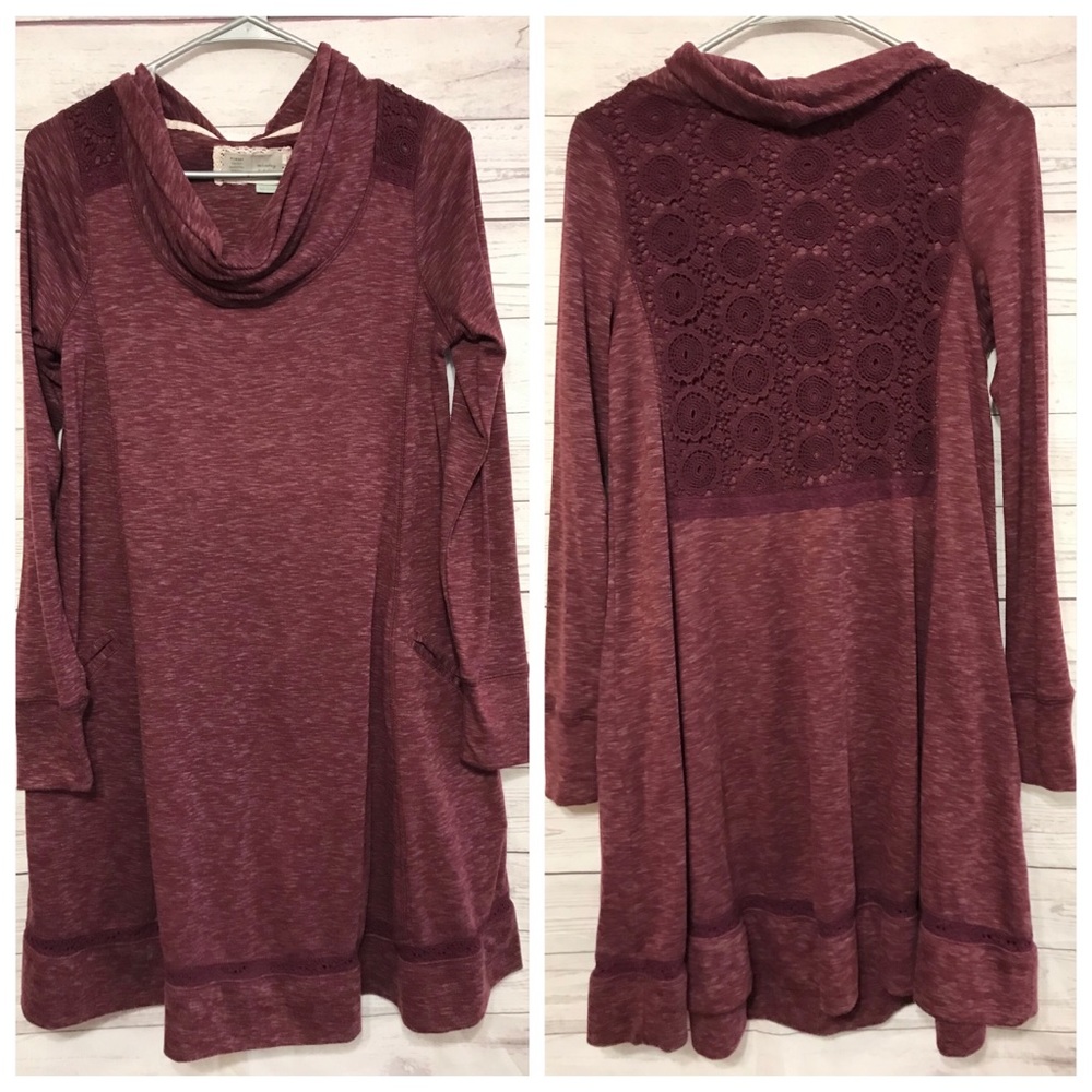 Anthropologie Saturday Sunday Cowl Tunic Sweater